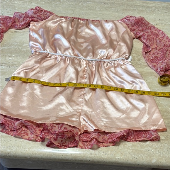 Express Pink Skorts/Romper with Bishop Sleeves - Picture 13 of 13